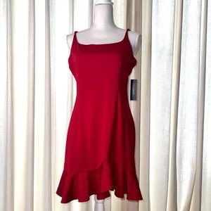 Let's Party!  Flirty Red Lulu's Dress, Size L, NWT